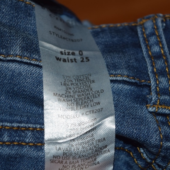 BLACK LABEL C'EST TO! Womens sz 25 High Rise Jeans - Picture 7 of 8
